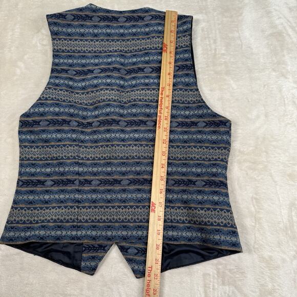 VTG Pendleton Originals Aztec Vest Women's Size 6 Wool Button USA Western - Picture 7 of 7